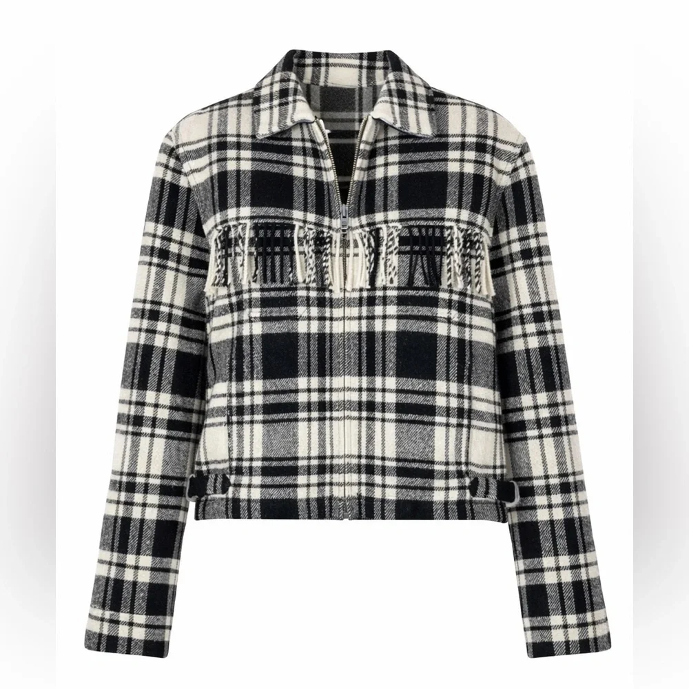 POLO RALPH LAUREN Wool Blend Plaid Jacket